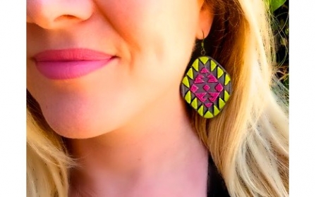 Tribal Stamped Earrings